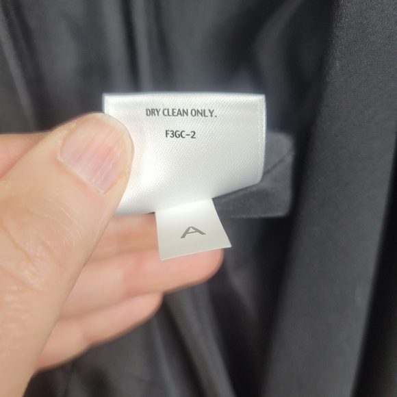 Eileen Fisher Black Silk Drape Front Blazer size 1X - Picture 8 of 11